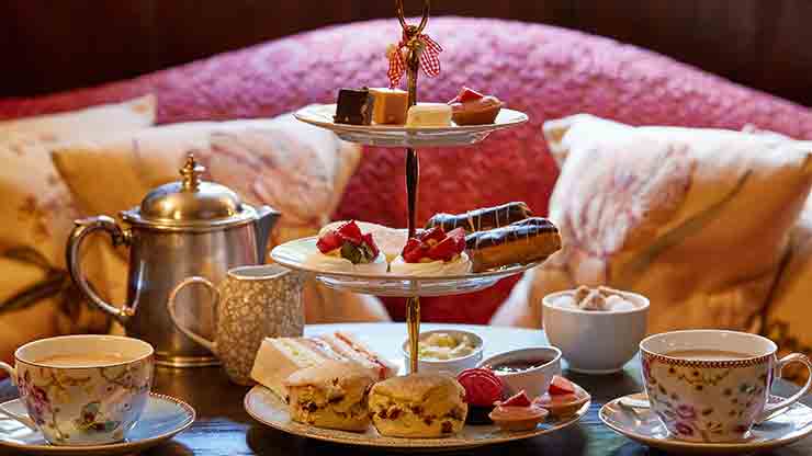 Ockenden Manor - Traditional Full Afternoon Tea for Four